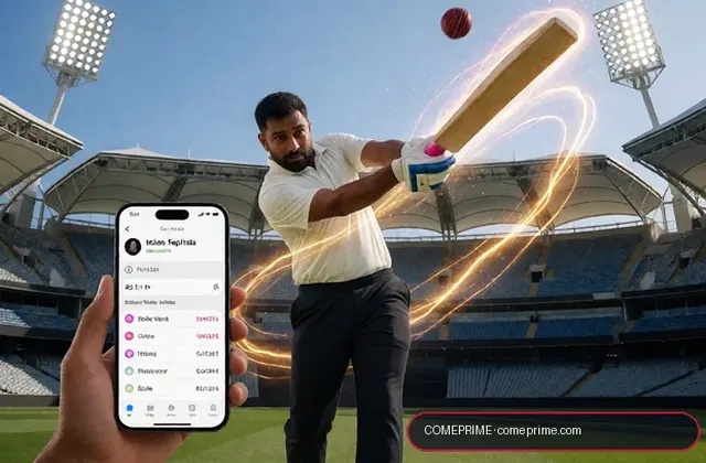 Comeprime (come com) fantasy cricket & matchday visual 1